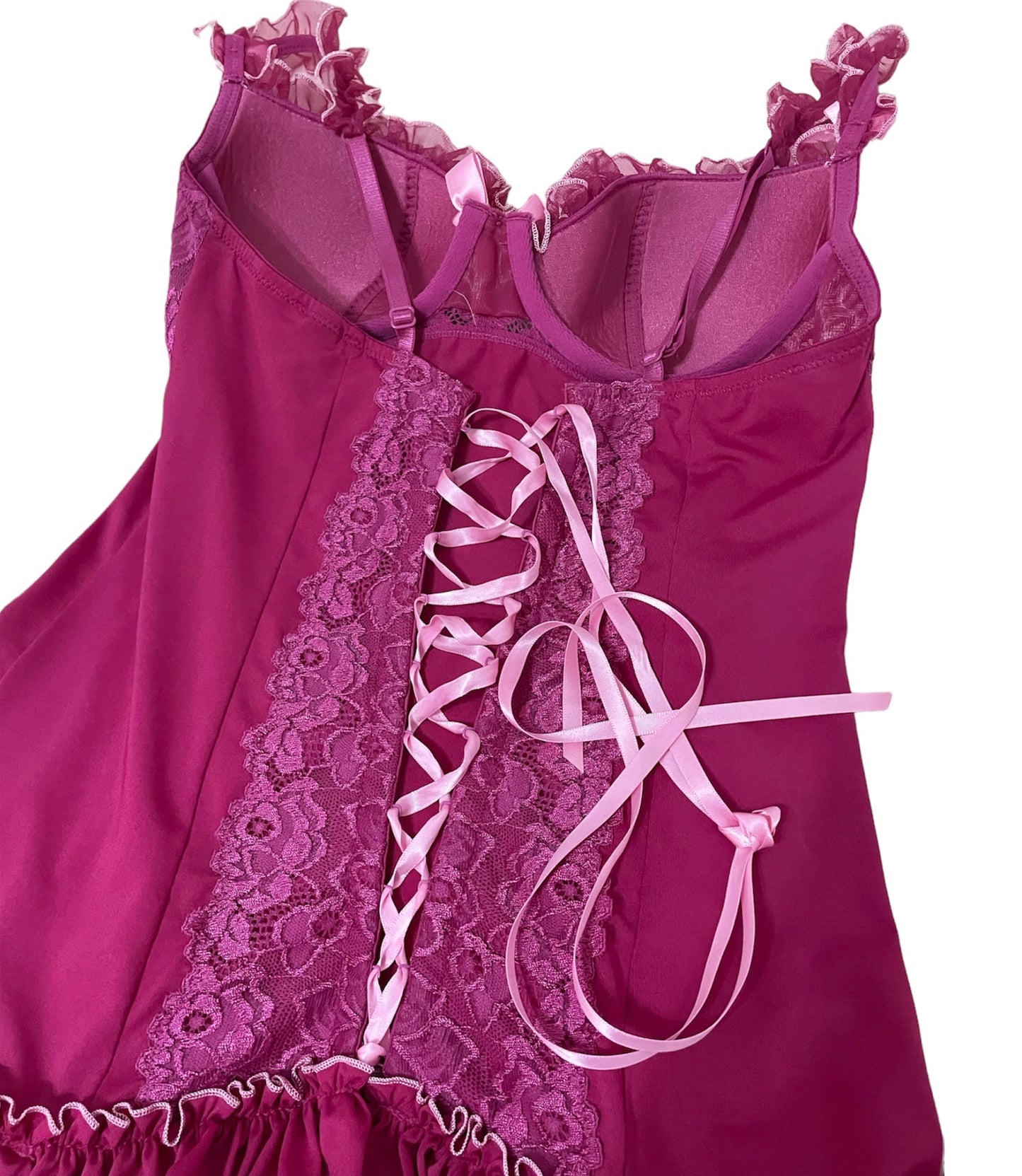 Victoria's Secret Ruffle Ribbon Corset