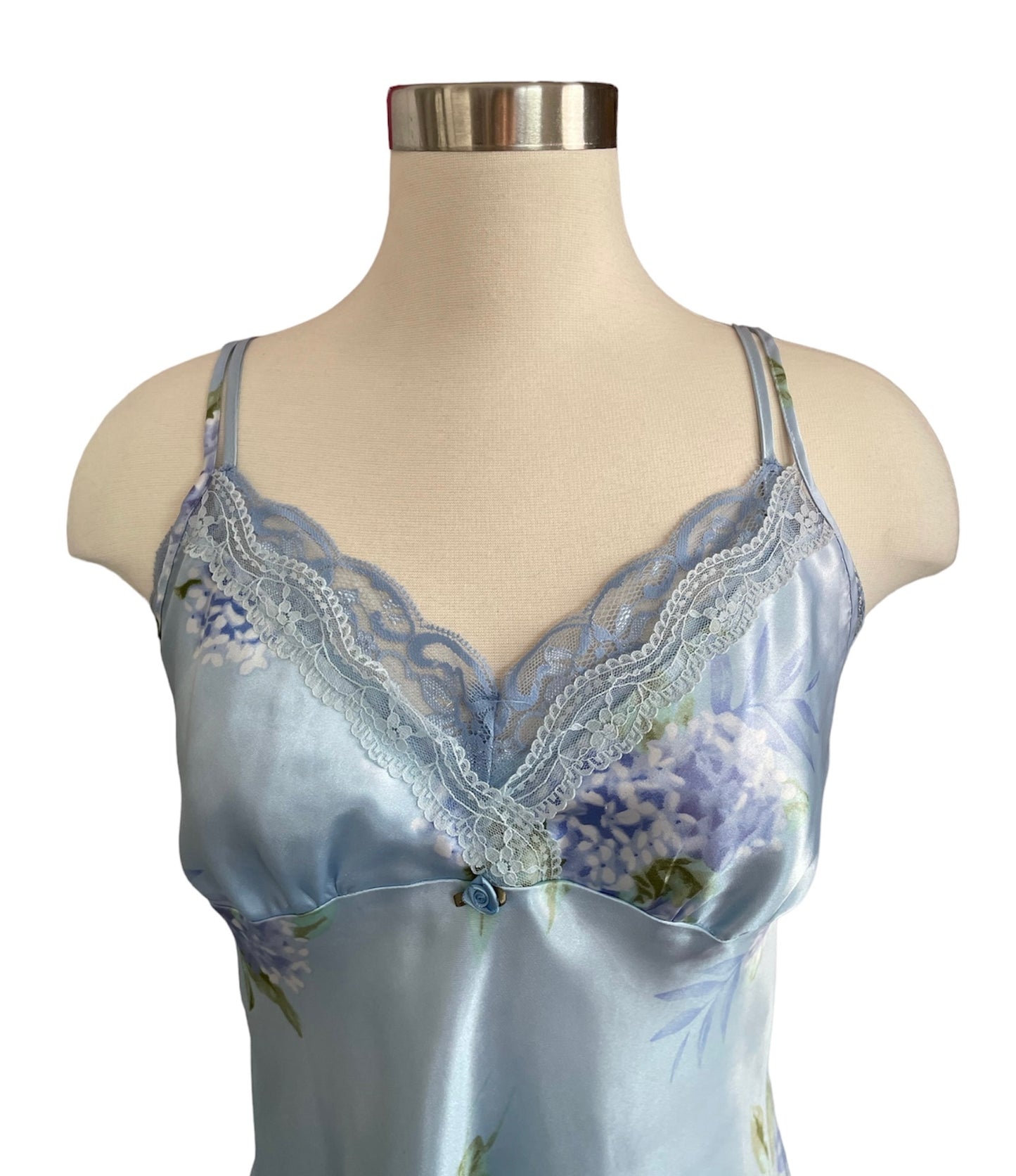 Blue Floral Slip