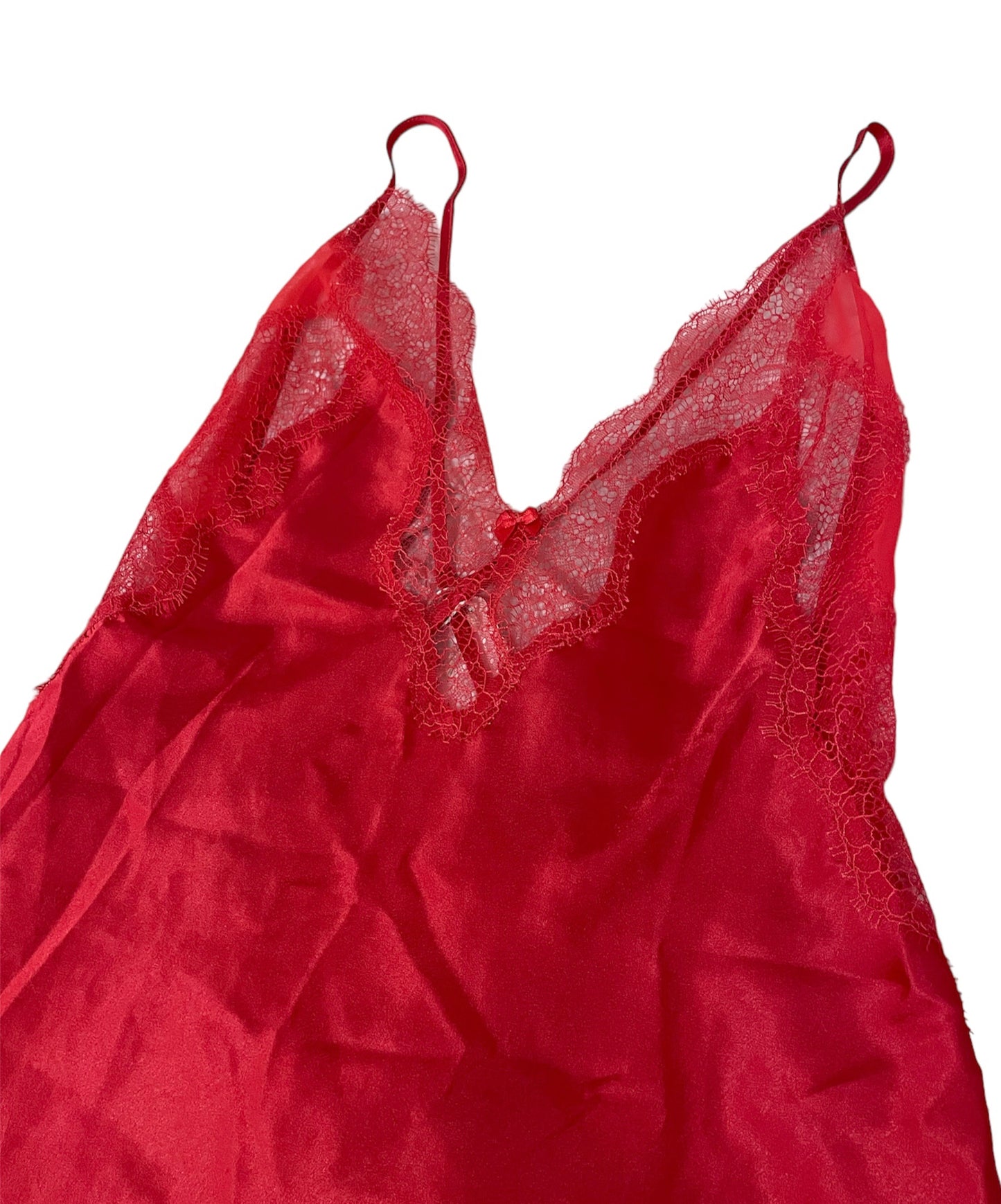 Red Satin Victoria’s Secret Slip