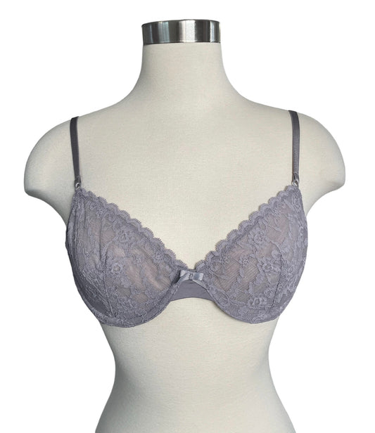 Grey Flora Lace Bra Victoria’s Secret