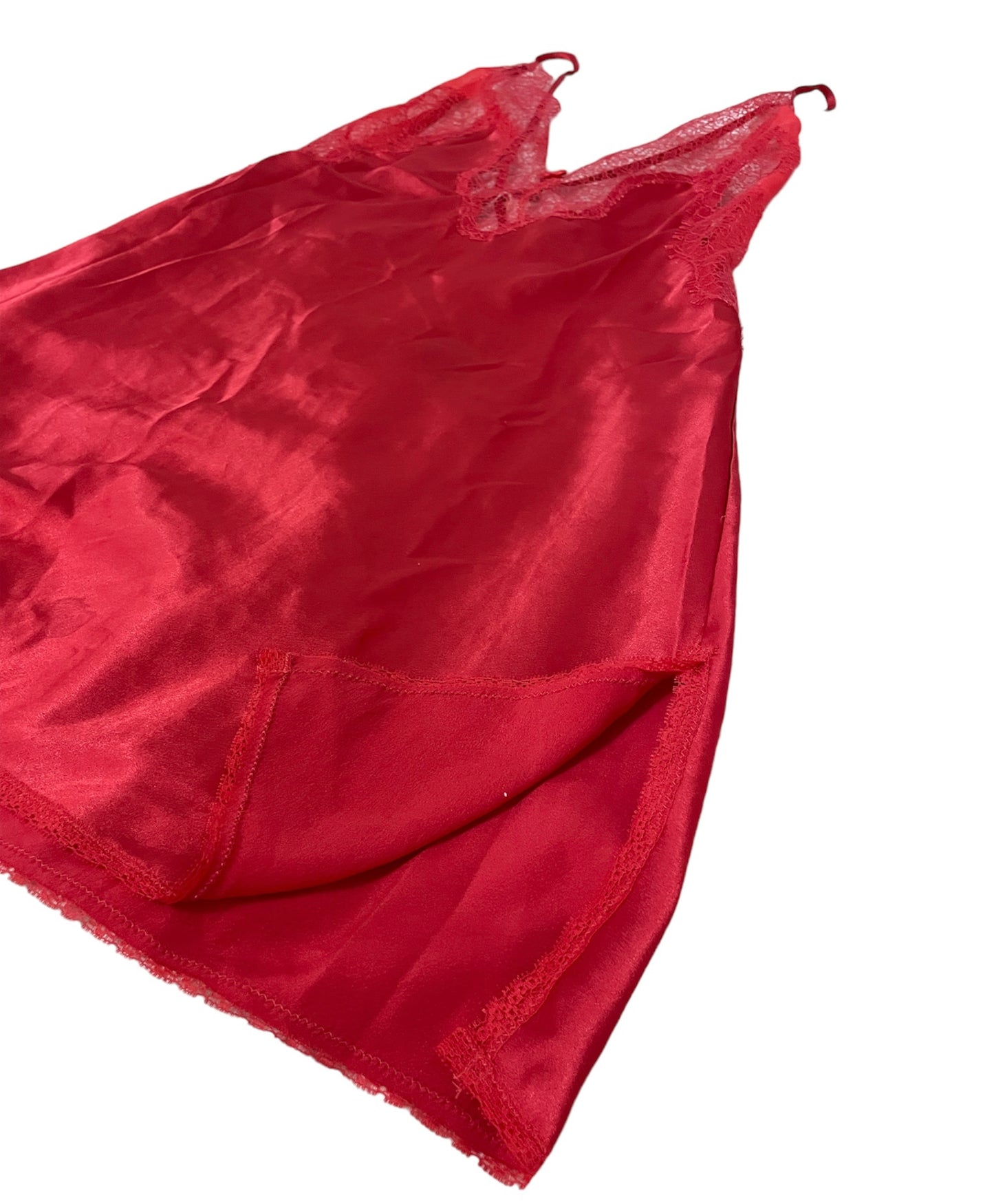 Red Satin Victoria’s Secret Slip