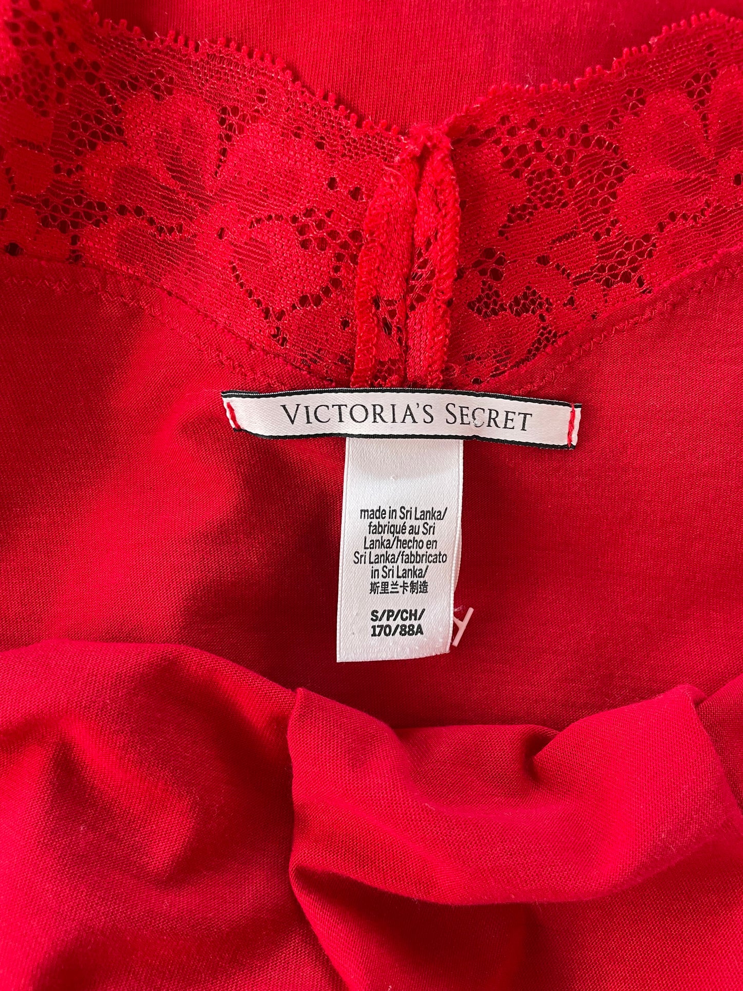 Red Victoria’s Secret Slip