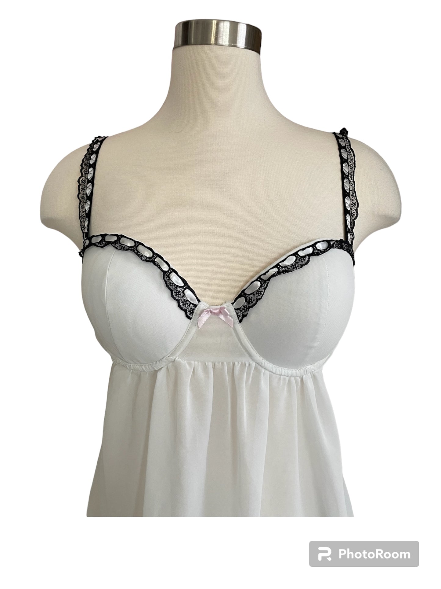 White Apt9 Babydoll