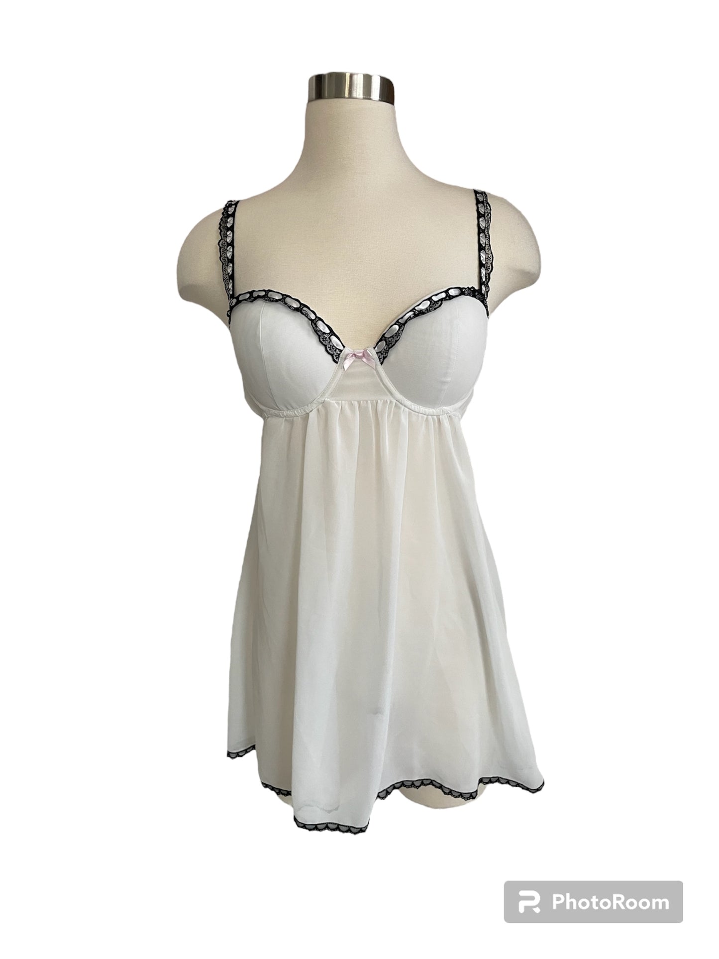 White Apt9 Babydoll