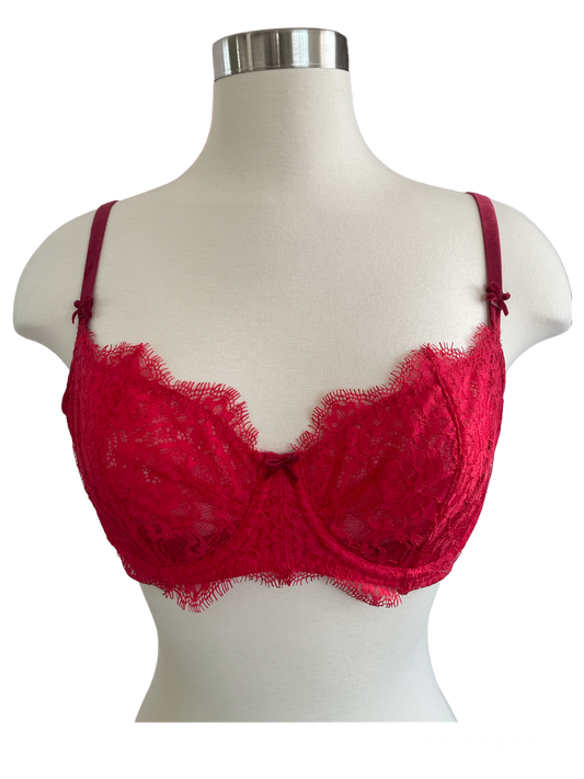 Red Lace Bra