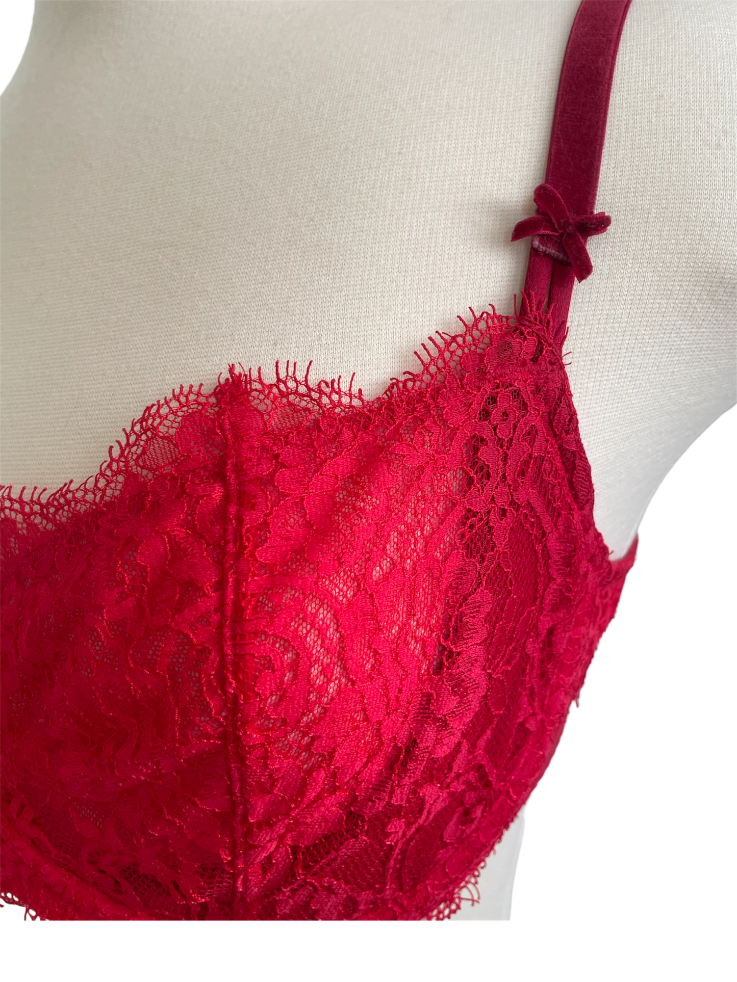 Red Lace Bra