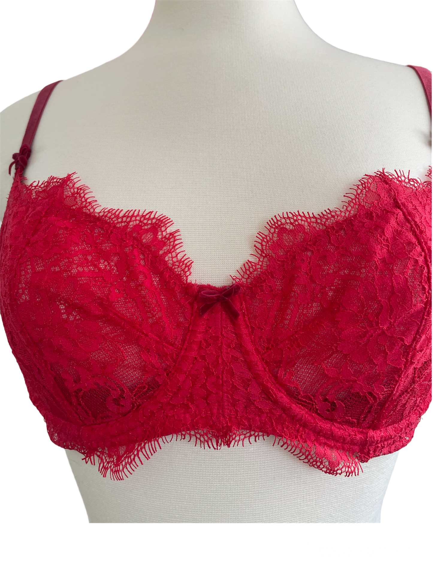 Red Lace Bra